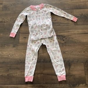 Hanna Andersson Disney Collection Frozen Elsa & Anna long John Sleep Set Pajamas